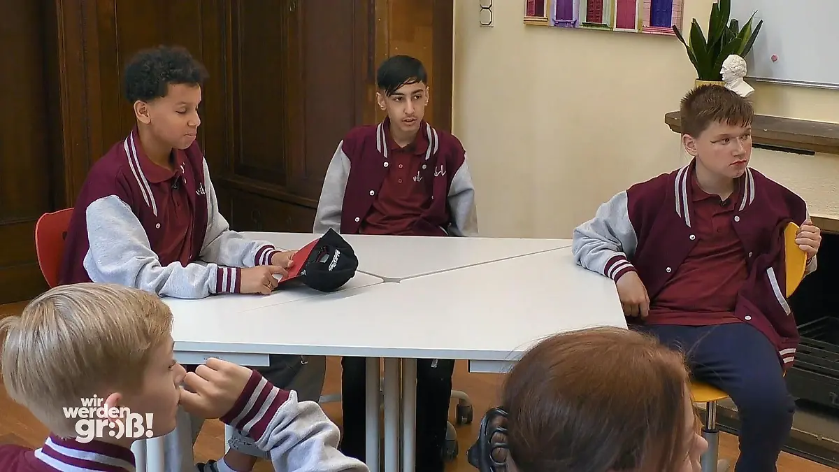 Die Teenager sollen ihre Gefühle beschreiben Schwierige Aufgabe