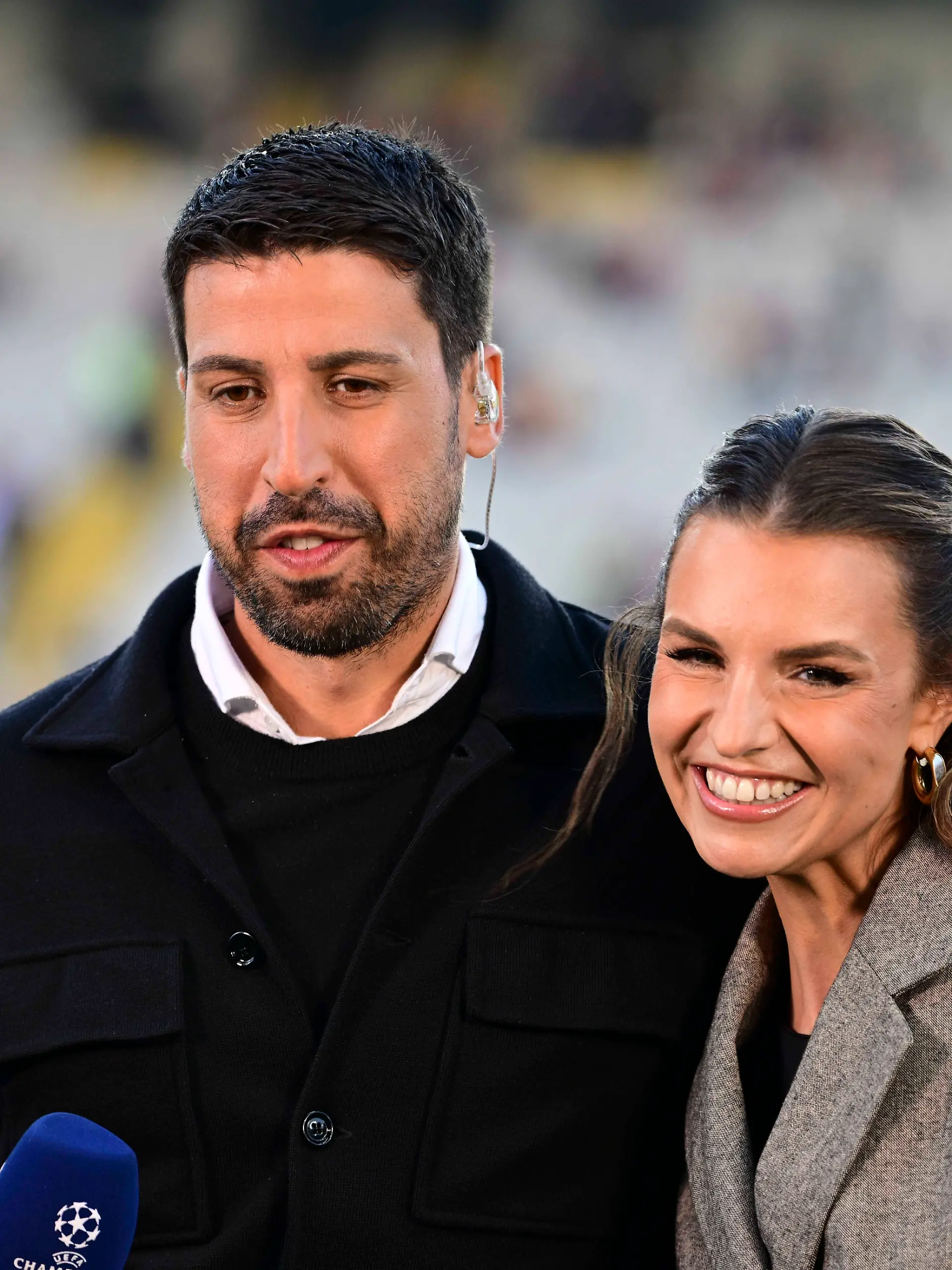 Sami Khedira und Laura Wontorra