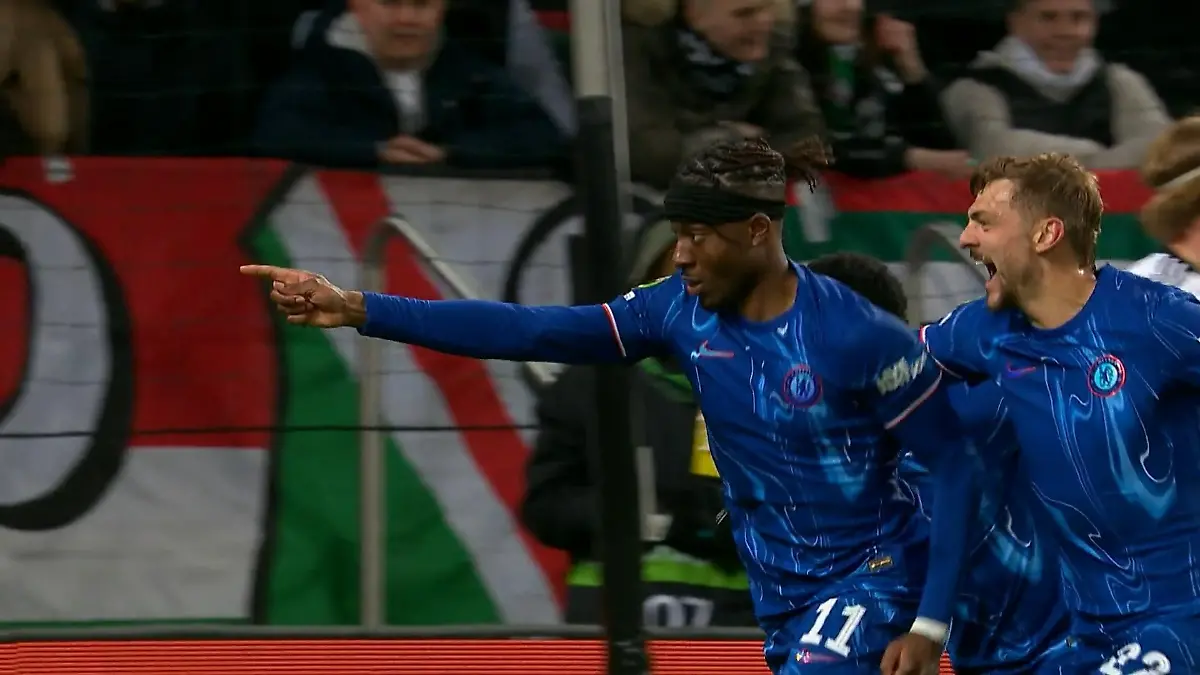 Noni Madueke trifft doppelt Chelsea dominiert Legia Warschau