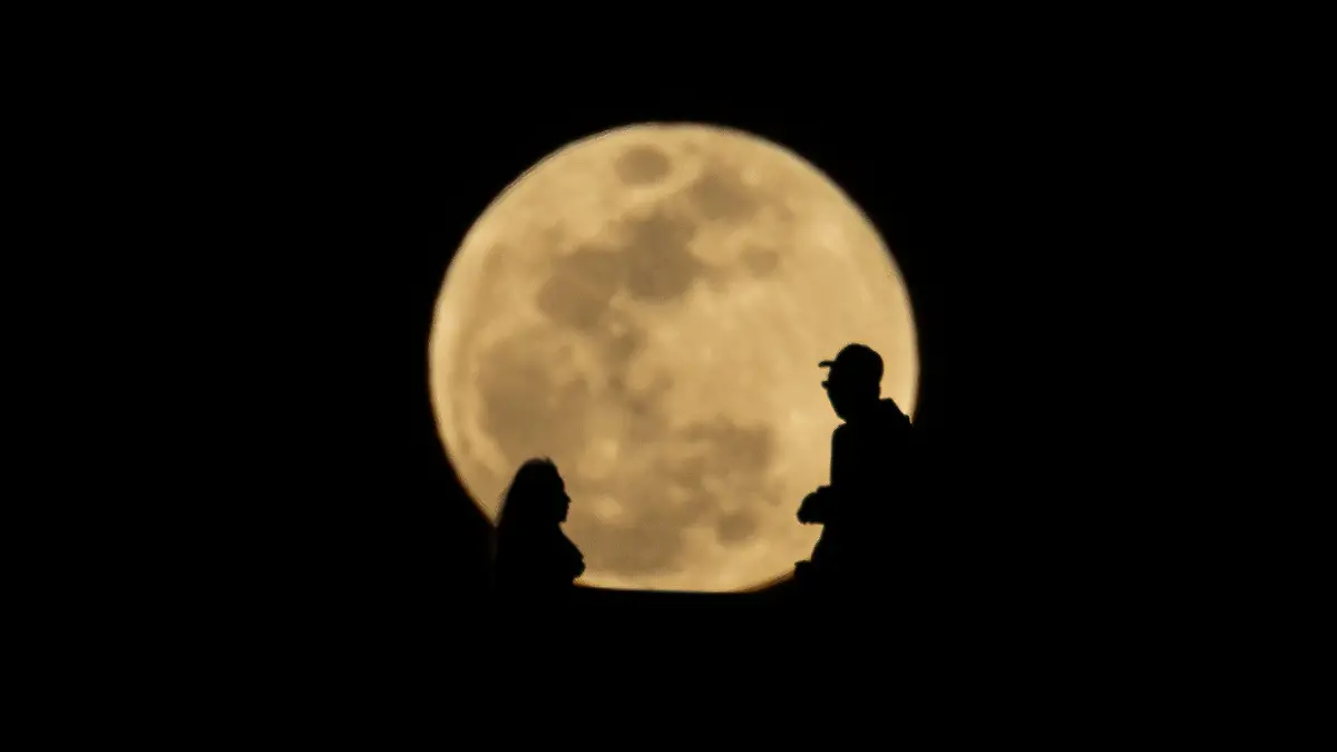Runde Sache: Vollmond in Texas