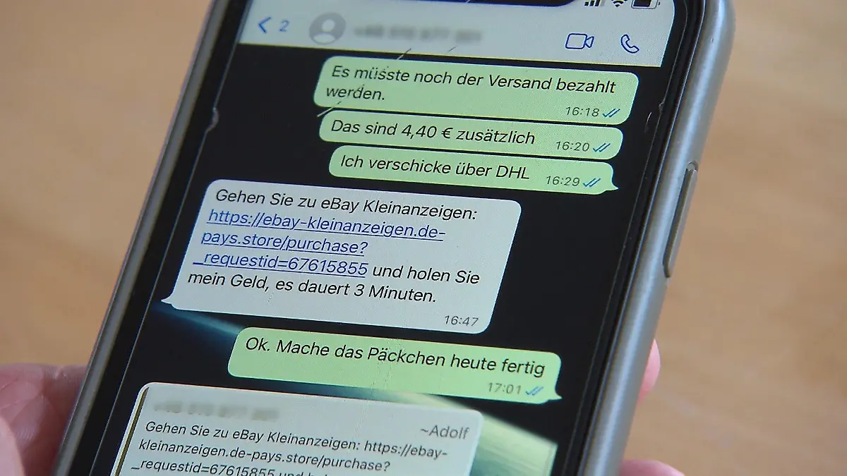 Betrüger auf Ebay Kleinanzeigen