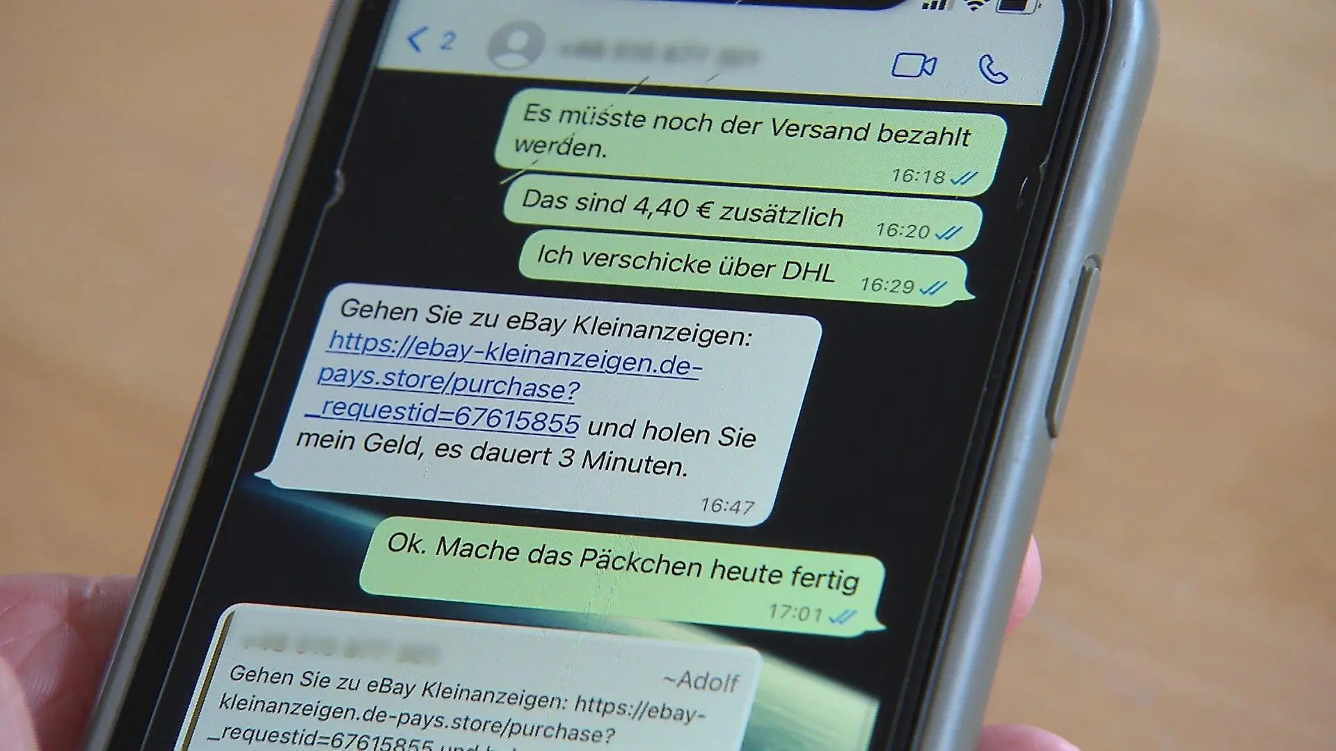 Betrüger auf Ebay Kleinanzeigen
