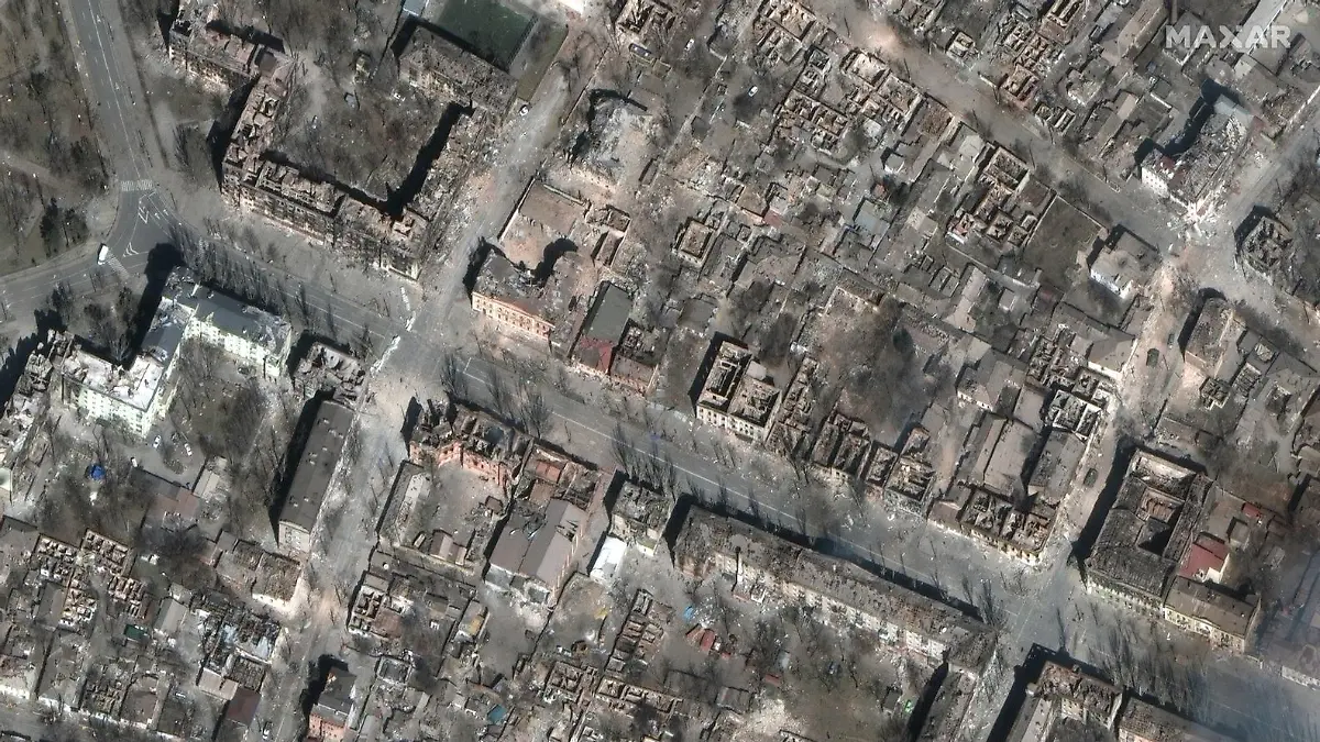 Zerstörungen in Mariupol