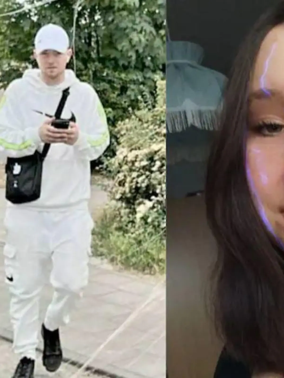 Luisa und Eric H. (19) zusammen in Cottbus. Das Foto wurde am 2. Juni um 18.10 Uhr aufgenommen - dem Tag ihres Verschwindens.