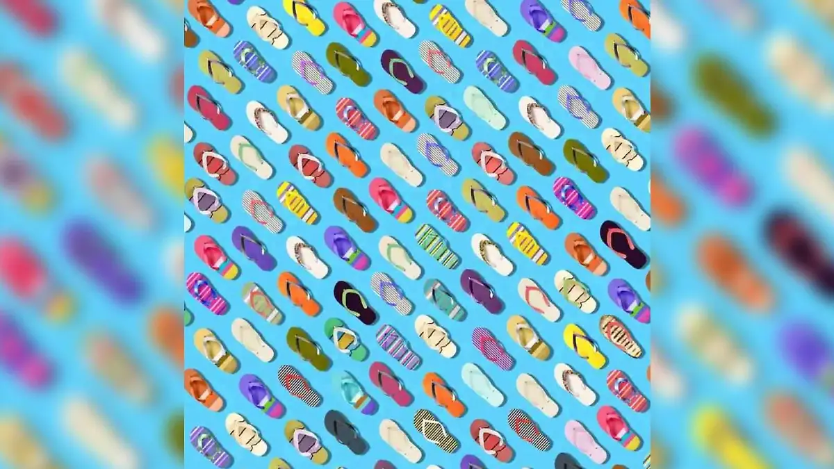 Suchbild Flip-Flops Aubergine