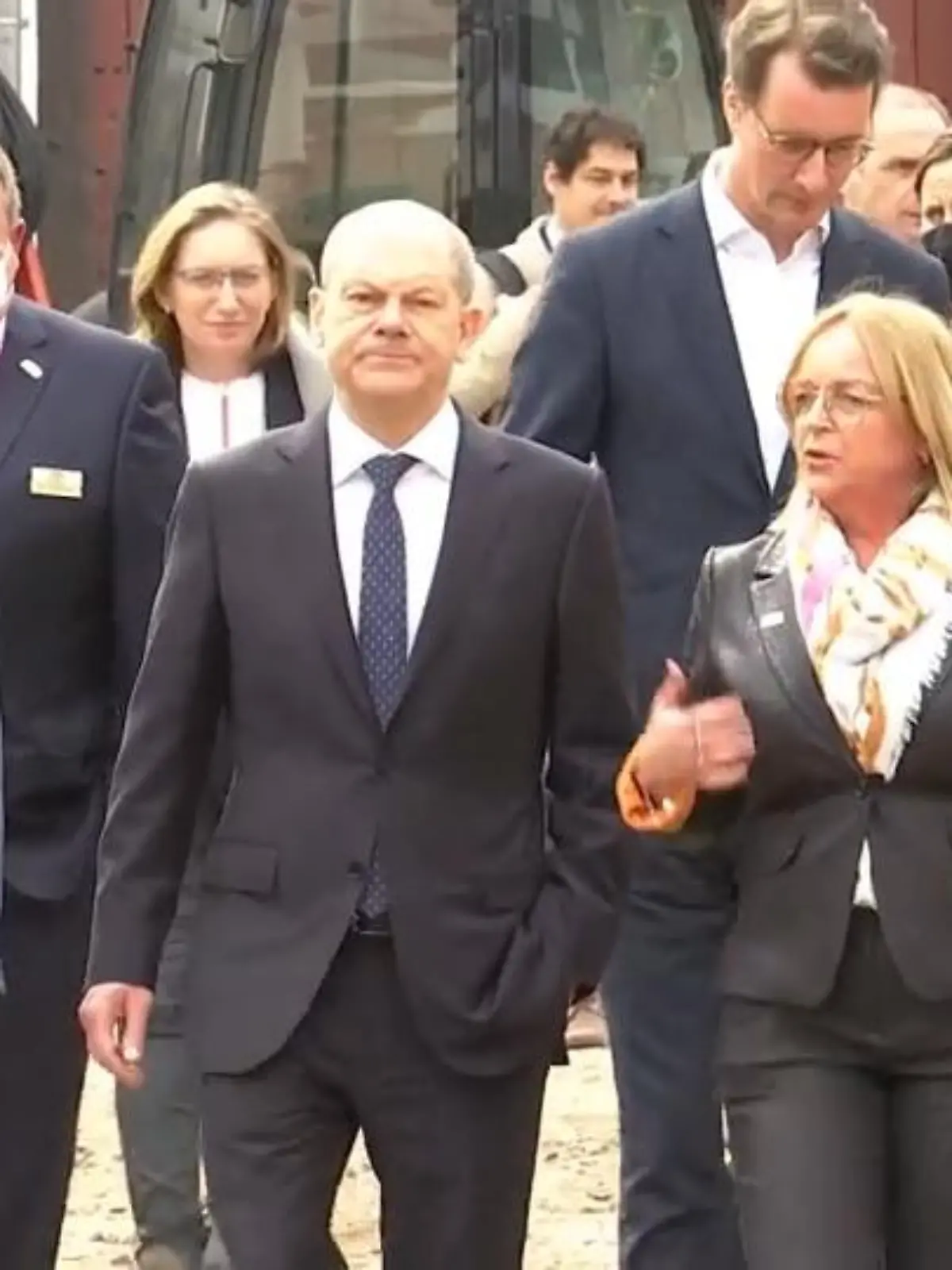 Bild zu: "Scholz in Bad Münstereifel"