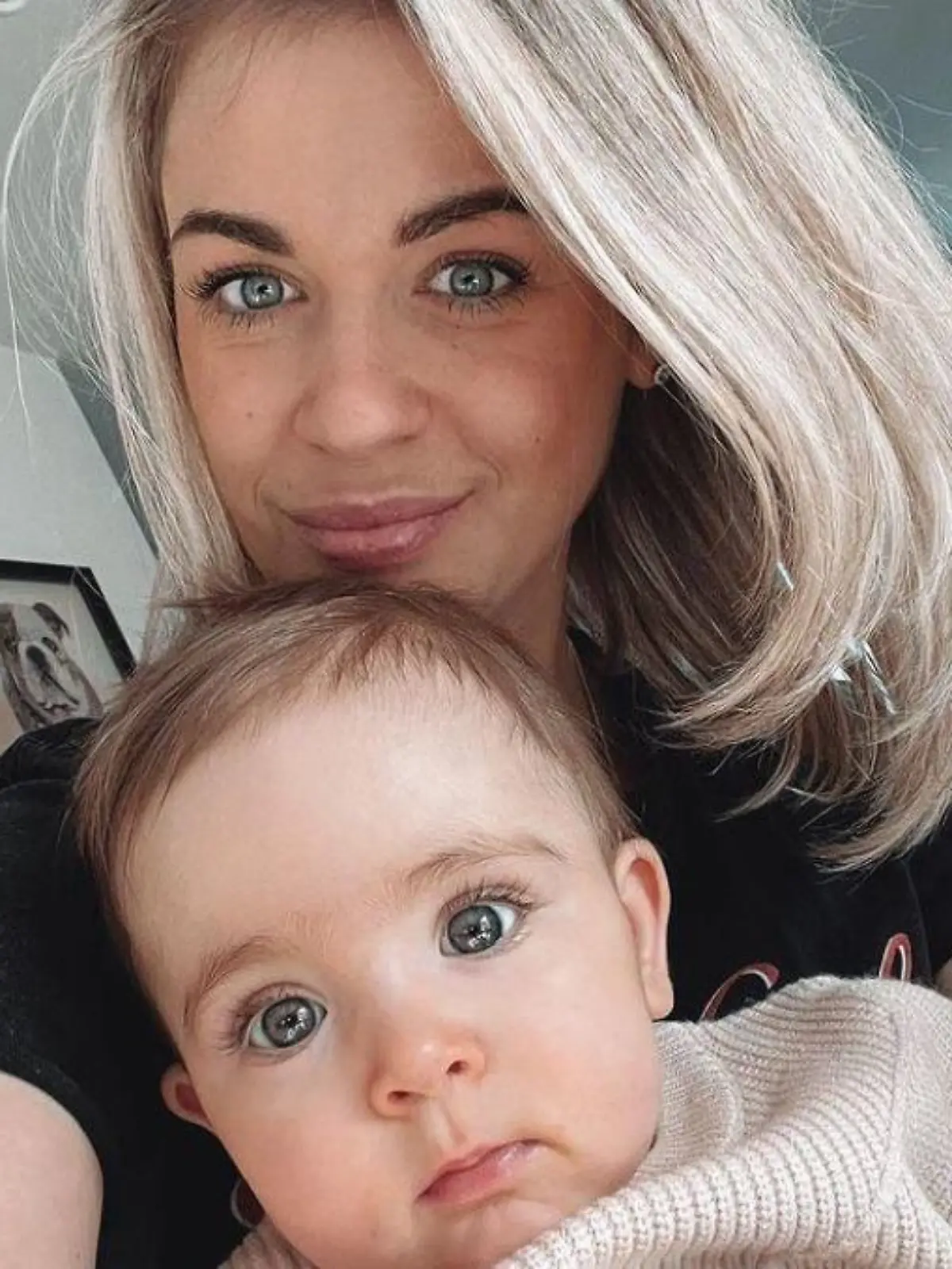 Kyana Dobbelaere mit Tochter Camille