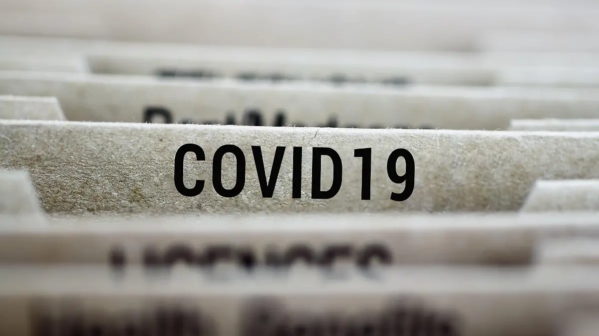 Folder of Coronavirus covid19 2019 nCoV outbreak