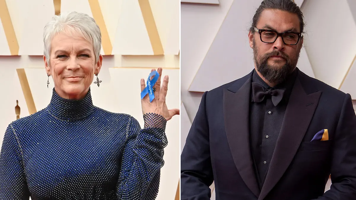 Oscars 2022: Jamie Lee Curtis und Jason Momoa auf dem Roten Teppich