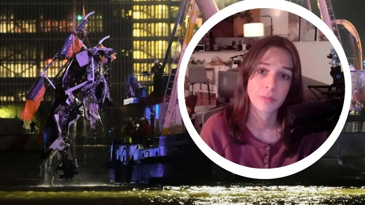 Dani Horbiak sah den Absturz des Helikopters zufällig aus ihrem Fenster mit an.