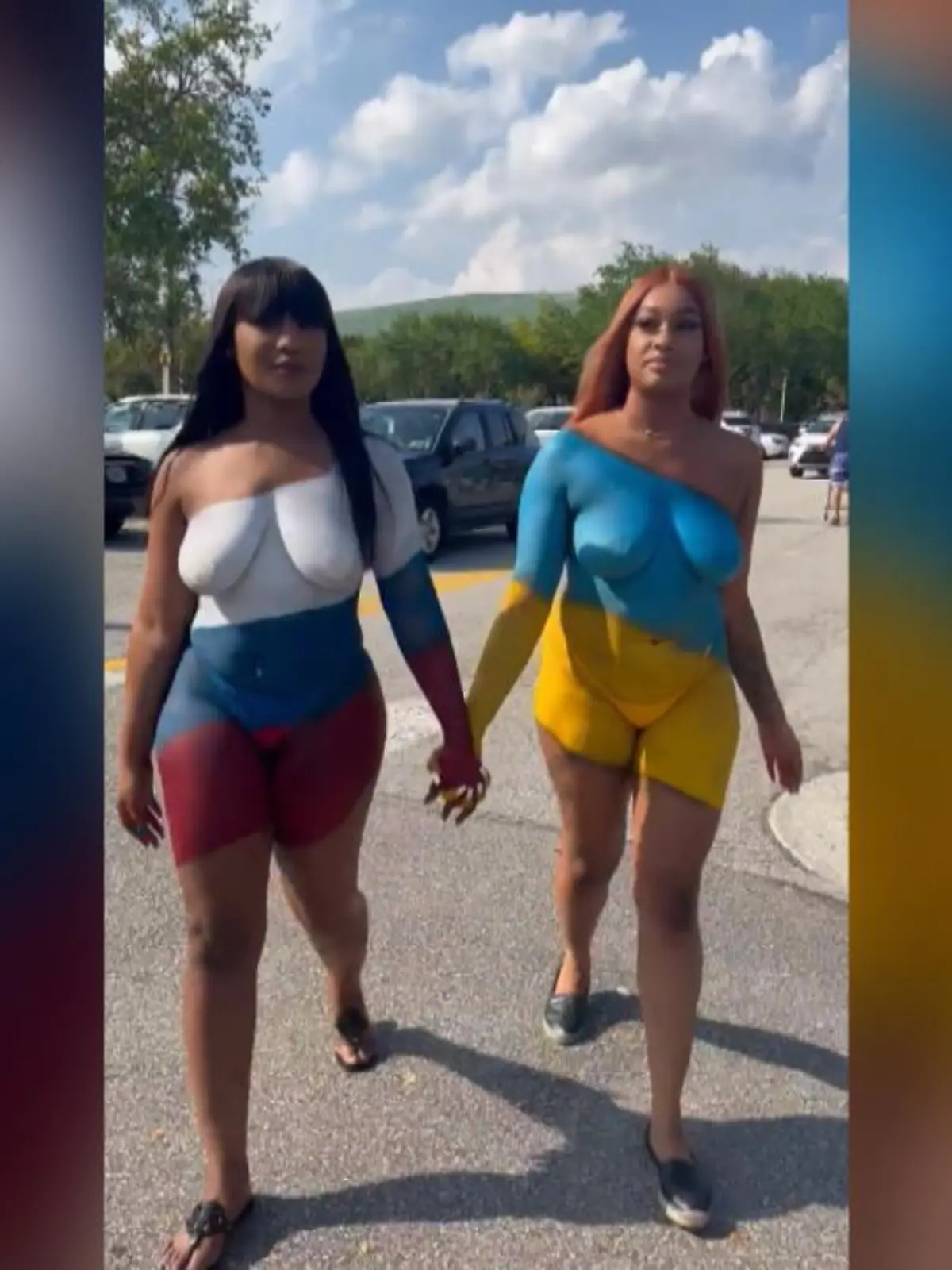 Die beiden Nacktmodels Vvs Diamond und Sosa Pierre haben ein gemeinsames Video gepostet, in dem sie für den Frieden zwischen Russland und der Ukraine protestieren. Doch dass dieses Video die Online-Welt derart spalten würde, hätten sie sicher nicht erwartet.