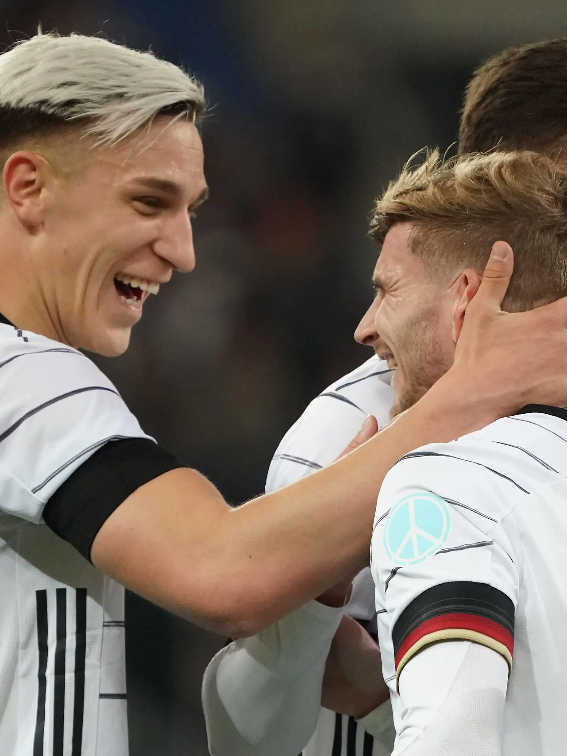  celebrate the goal, Torjubel zum 2:0 Timo Werner Deutschland Germany,Nico Schlotterbeck Deutschland Germany - Sinsheim 26.03.2022: Deutschland vs. Israel, Freundschaftsspiel, PreZero Arena Sinsheim-Hoffenheim *** celebrate the goal, goal celebration for 2 0 Timo Werner Germany Germany ,Nico Schlotterbeck Germany Germany Sinsheim 26 03 2022 Germany vs Israel, friendly match, PreZero Arena Sinsheim Hoffenheim