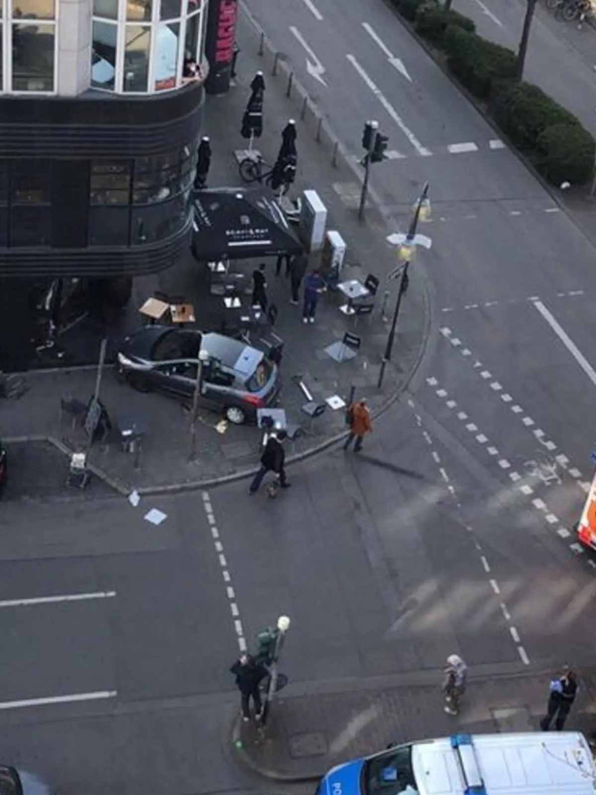 Unfall in Frankfurter Stephanstraße