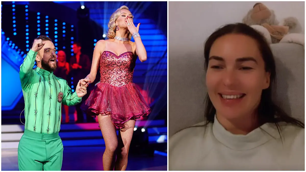 Renata Lusin hat sich mit dem Coronavirus infiziert, deshalb musste sie die fünfte Liveshow von "Let's Dance" vom Sofa aus verfolgen