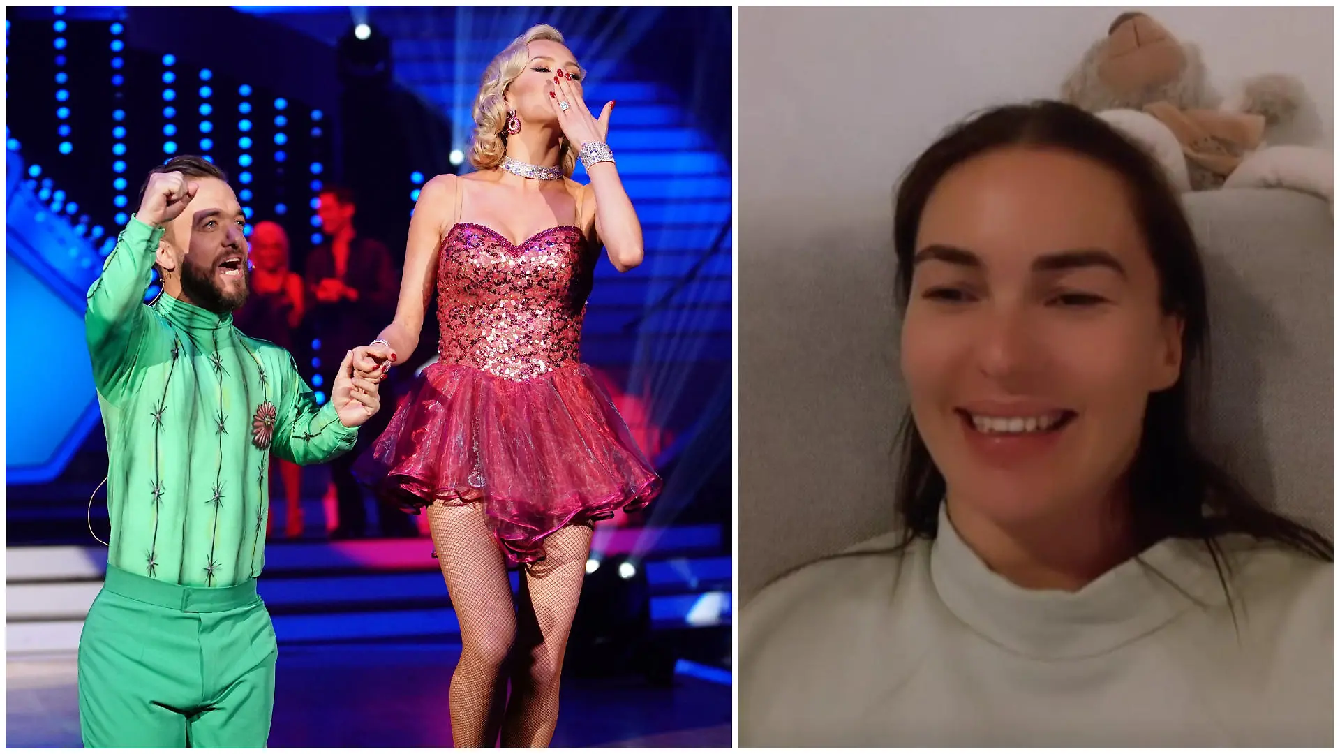 Renata Lusin hat sich mit dem Coronavirus infiziert, deshalb musste sie die fünfte Liveshow von "Let's Dance" vom Sofa aus verfolgen