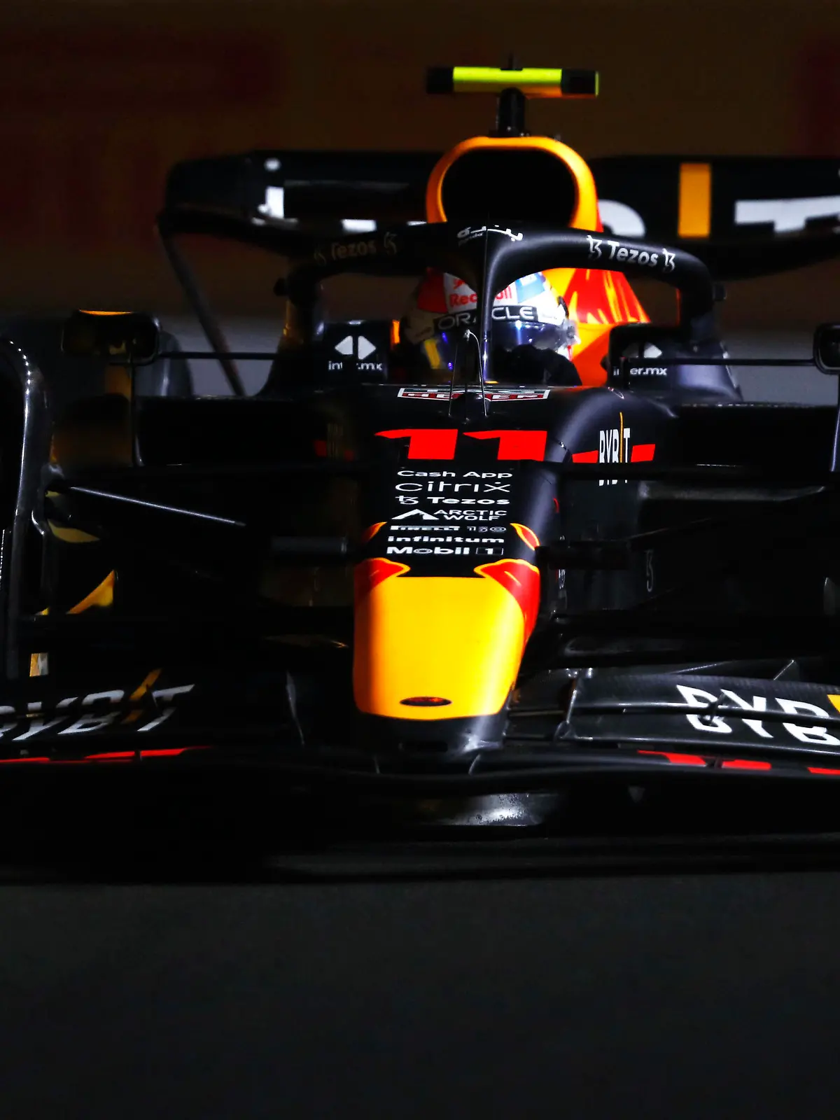  Formula 1 2022: Saudi Arabian GP JEDDAH STREET CIRCUIT, SAUDI ARABIA - MARCH 25: Sergio Perez, Red Bull Racing RB18 during the Saudi Arabian GP at Jeddah Street Circuit on Friday March 25, 2022 in Jeddah, Saudi Arabia. Photo by Carl Bingham / LAT Images Images PUBLICATIONxINxGERxSUIxAUTxHUNxONLY GP2202_191152_X4I6385