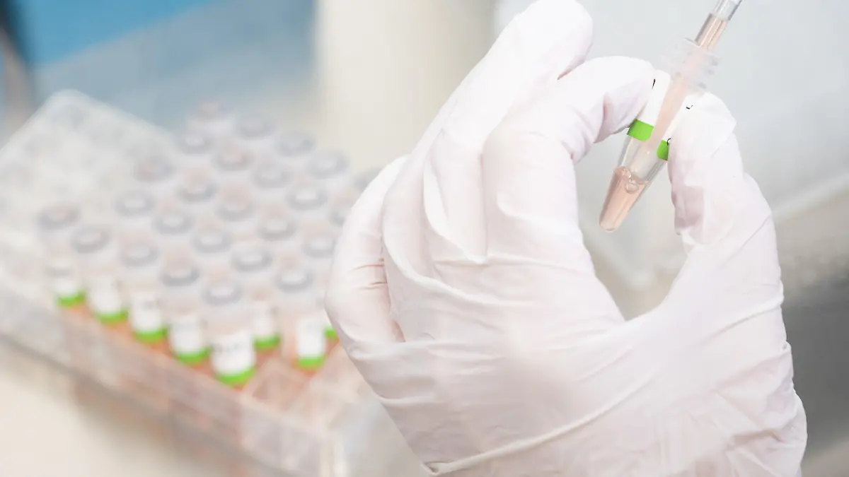 ARCHIV - 05.01.2022, Niedersachsen, Hannover: Eine biologisch-technische Assistentin bereitet PCR-Tests auf das Corona-Virus von Patienten im PCR-Labor vom Niedersächsischen Landesgesundheitsamt (NLGA) für die Analyse vor. Der inoffizielle Name Deltakron für Corona-Mischvarianten aus Delta und Omikron, die in mehreren Ländern gefunden wurden, ist aus Sicht von Fachleuten unglücklich gewählt. (zu dpa "Experten: Bezeichnung Deltakron für Mischvarianten nicht eindeutig") Foto: Julian Stratenschulte/dpa +++ dpa-Bildfunk +++