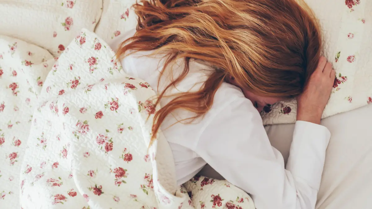 woman sleeping