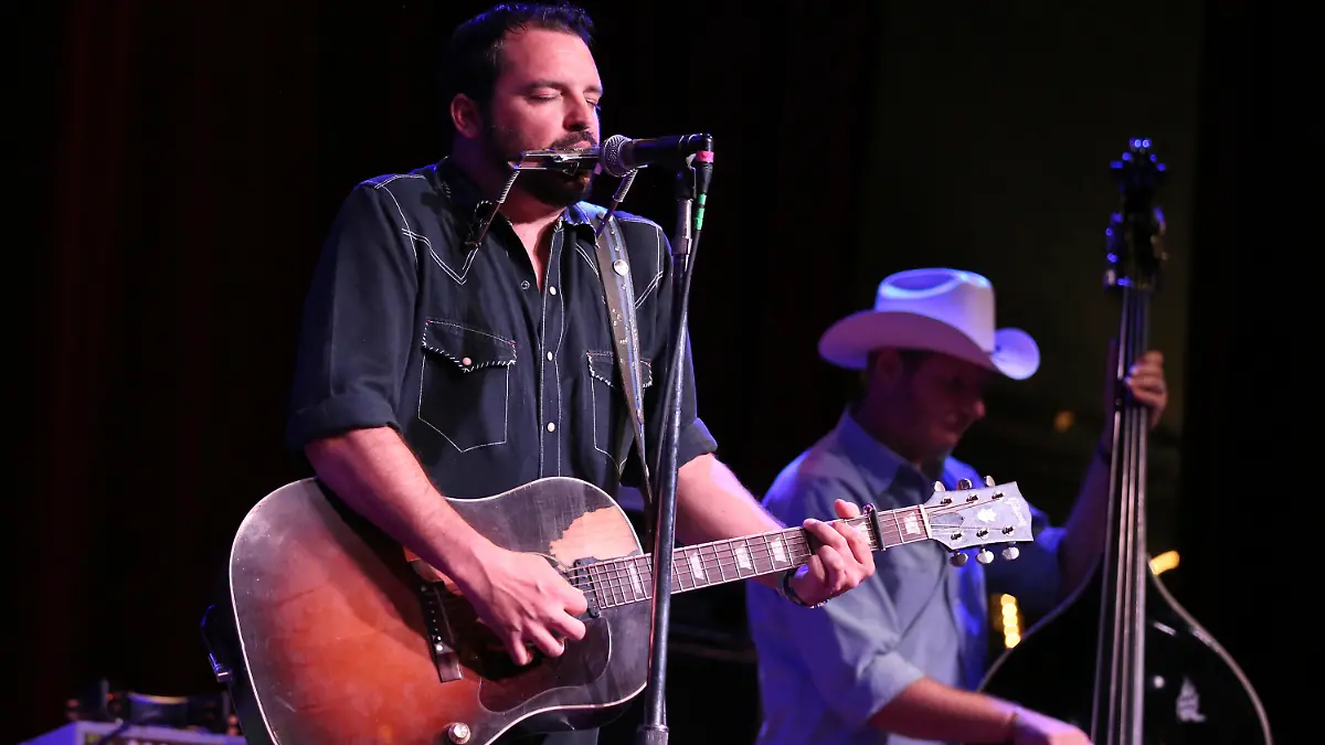 Artist Willy Braun of Reckless Kelly performs at City Winery Nashville on Sunday July 9, 2017 in Nashville, Tenn. (Photo by Laura Roberts/Invision/AP)