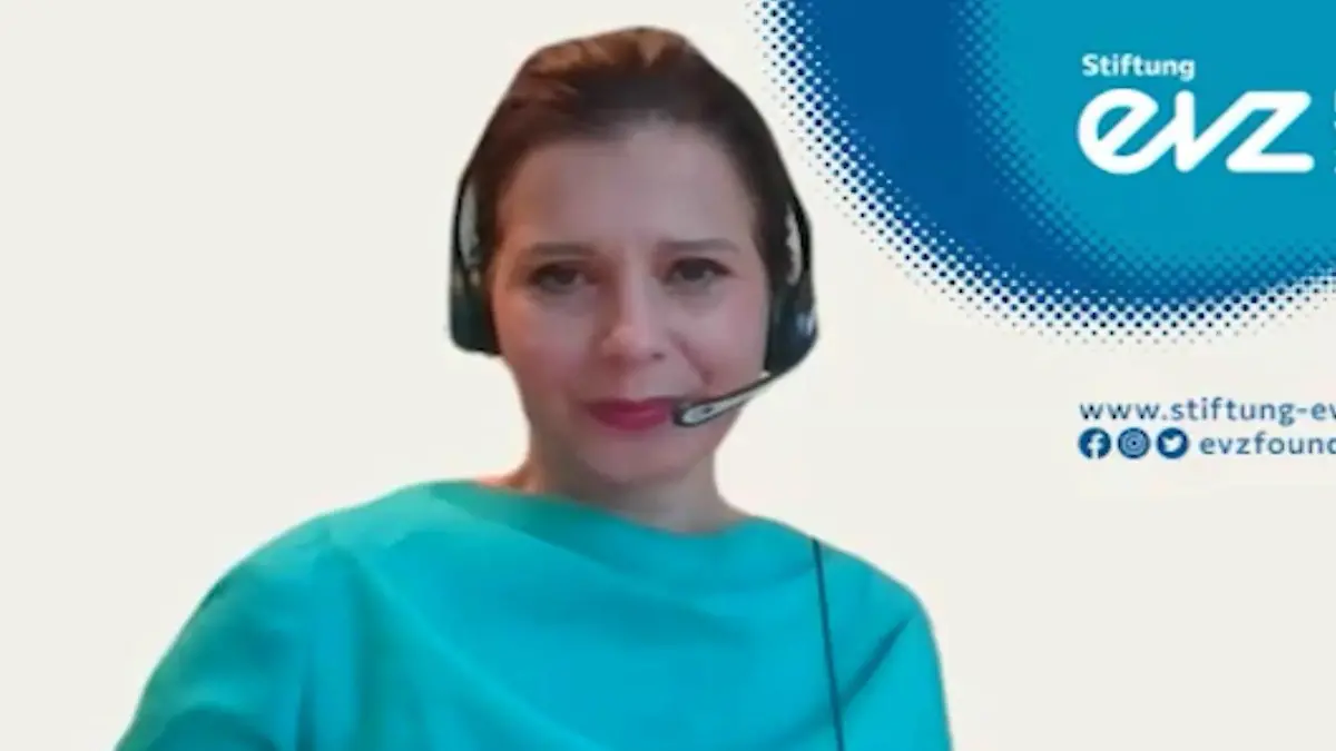 Dr. Andrea Despot, Vorstandsvorsitzende der Stiftung EVZ.