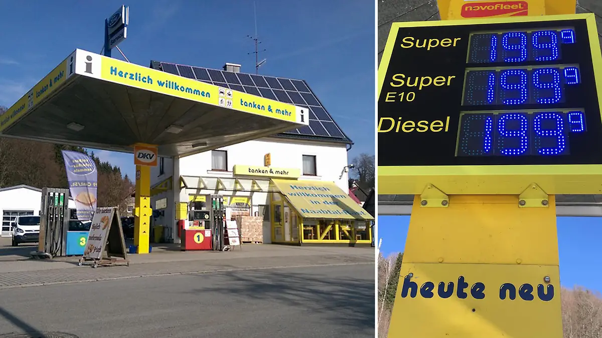 Tankstelle in Bayern