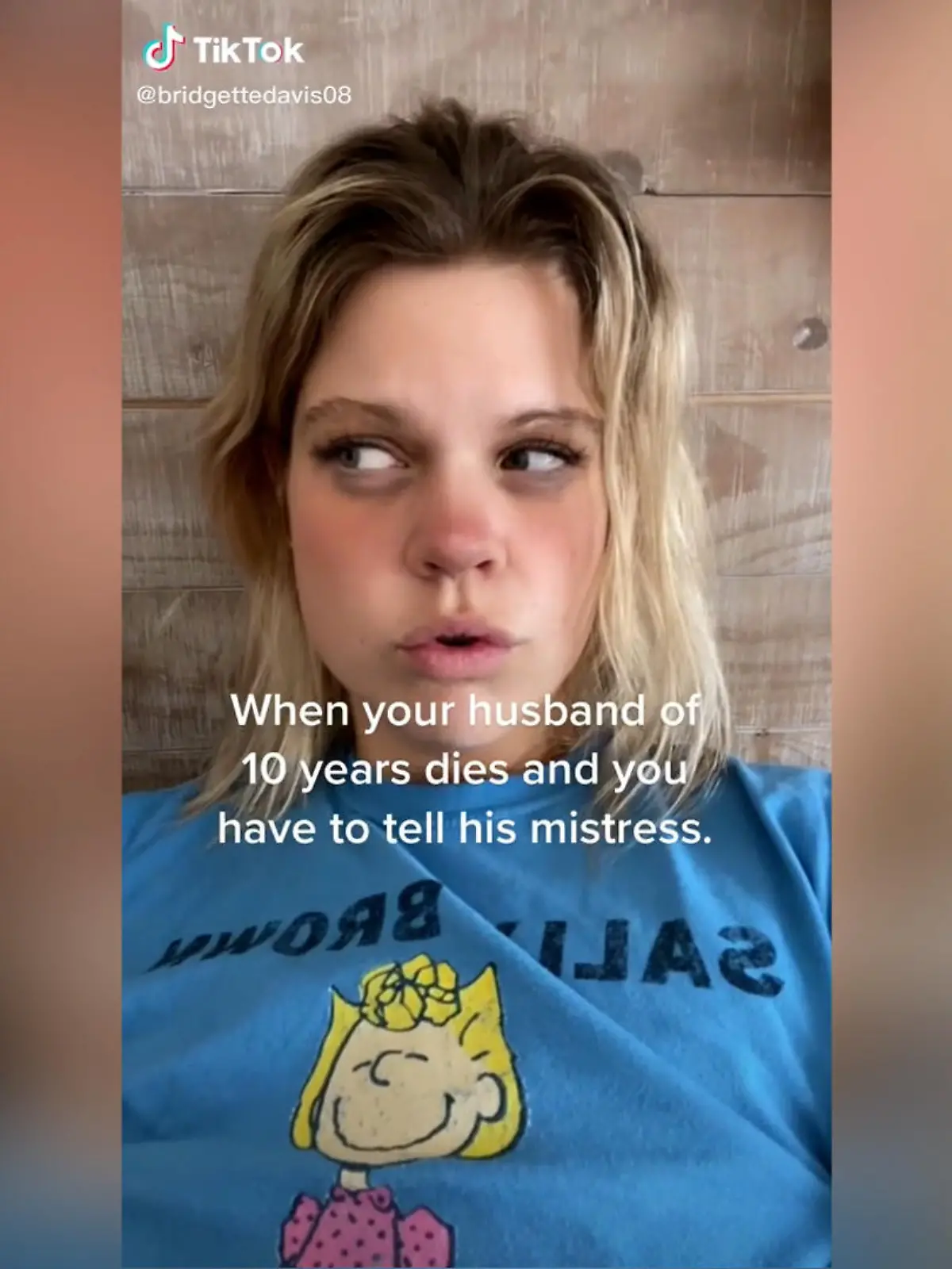 Mit diesem Untertitel geht die Witwe Bridgette Davis via TikTok an die Öffentlichkeit: "Wenn dein langjähriger Ehemann stirbt und du es seiner Geliebten sagen musst".