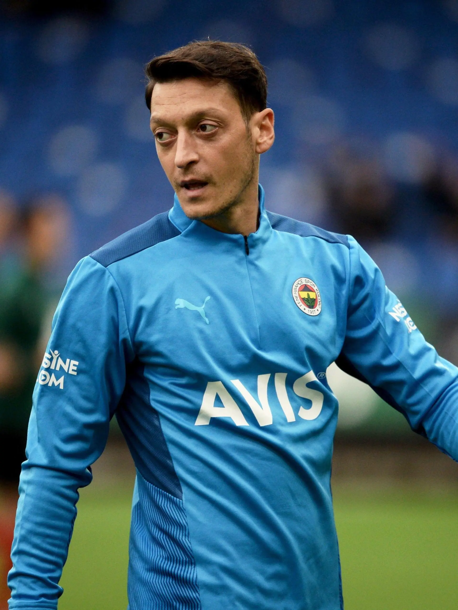 Fußball, EL Playoff, HJK Helsinki - Fenerbahce Istanbul Mesut Özil of Fenerbahce warms up before the football UEFA Europa League play-off match between HJK and Fenerbahce in Helsinki, Finland on August 26, 2021. Helsinki Finland LKFTVX20210826183911EWUM PUBLICATIONxNOTxINxSUIxAUTxFRAxKORxJPNxSWExNORxFINxDENxNED Copyright: xMikkoxStigx