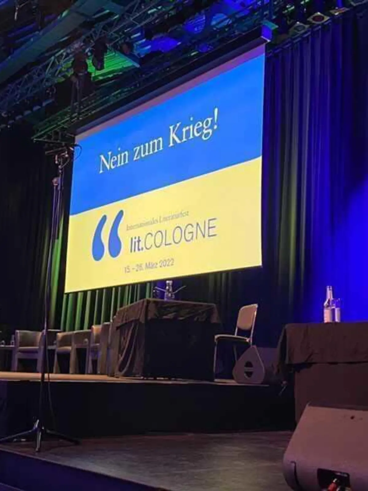 Solidaritätsveranstaltung mit der Ukraine auf der lit.COLOGNE