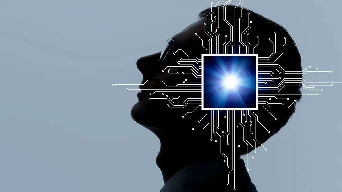 Brain implant concept.