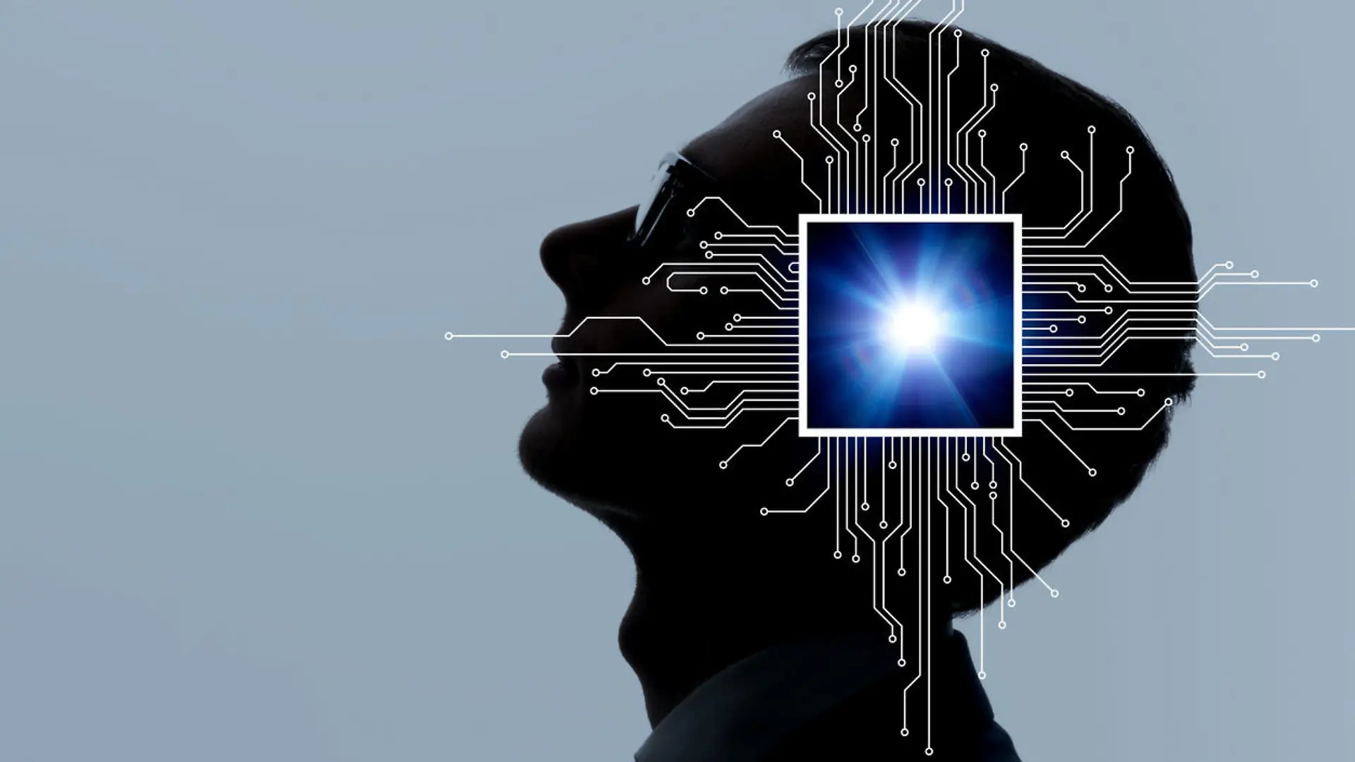 Brain implant concept.