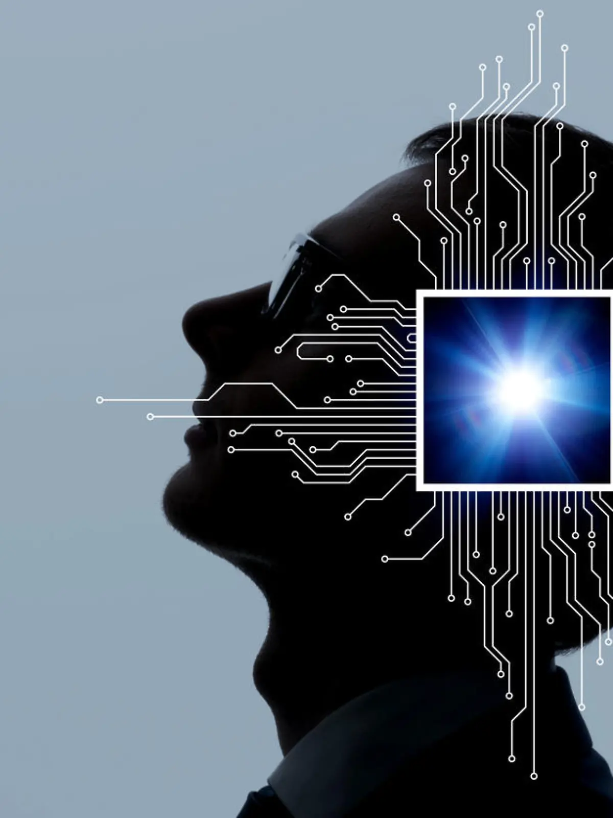 Brain implant concept.