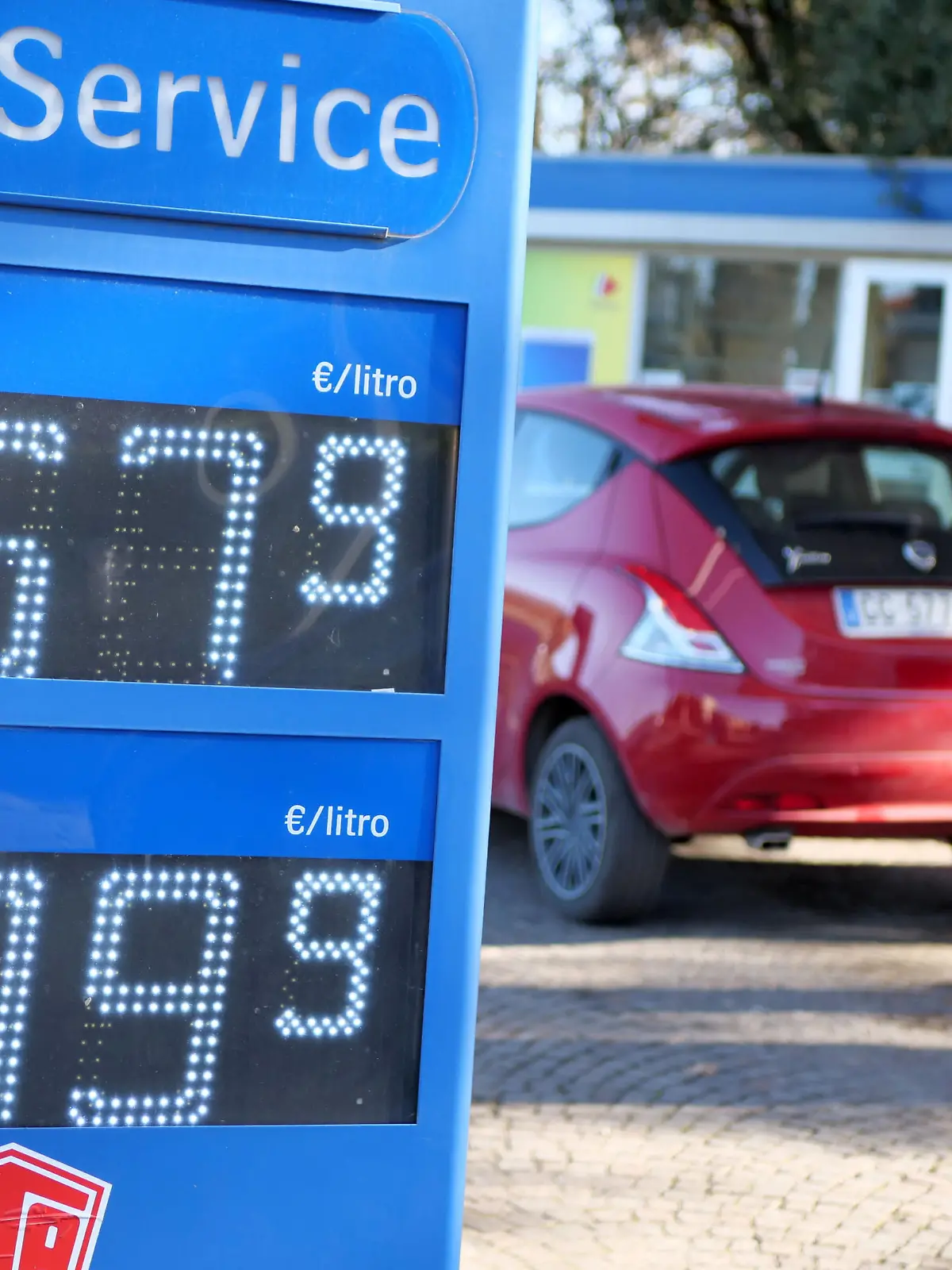 Italy, Tuscany region, Arezzo, February 9, 2022 : In recent weeks there has been a significant increase in gasoline, gas and all fuels. In the picture petrol stations near the city of Arezzo, Tuscany., Credit:Daiano Cristini / Avalon