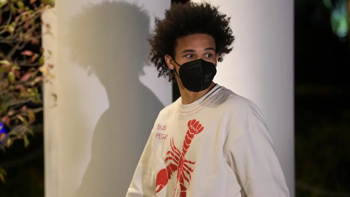Fußball: Nationalmannschaft, vor den Länderspielen gegen Israel und die Niederlande, Ankunft der Spieler im Teamhotel. Leroy Sane.