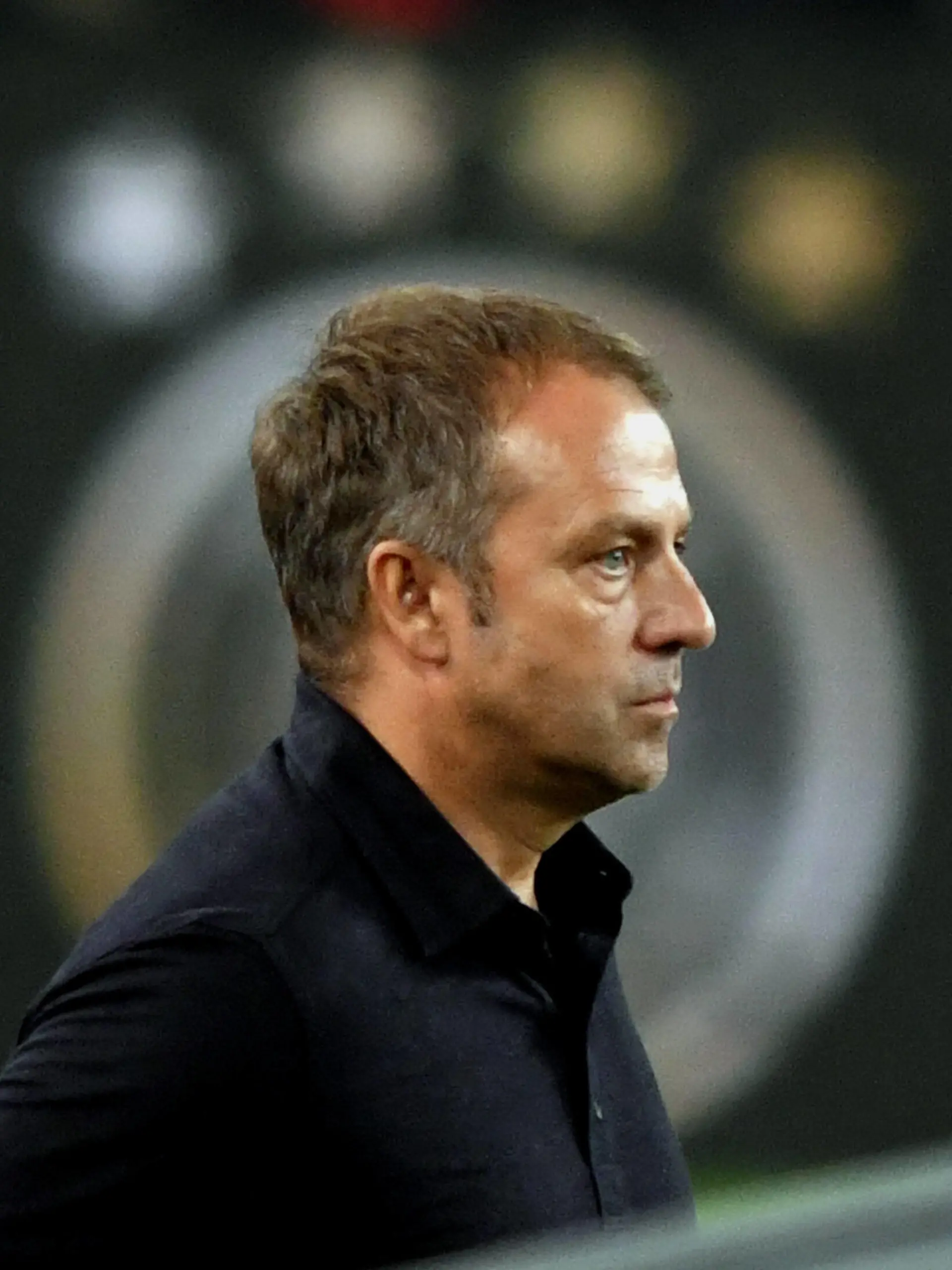 Sport Bilder des Tages WM-Qualifikation: Deutschland - Armenien 05.09.2021 in Stuttgart. Bundestrainer Hansi Flick. DFL REGULATIONS PROHIBIT ANY USE OF PHOTOGRAPHS AS IMAGE SEQUENCES AND/OR QUASI-VIDEO. Editorial use only  Nur für journalistische Zwecke  *** World Cup Qualifier Germany Armenia 05 09 2021 in Stuttgart National Coach Hansi Flick DFL REGULATIONS PROHIBIT ANY USE OF PHOTOGRAPHS AS IMAGE SEQUENCES AND OR QUASI VIDEO Editorial use only For journalistic purposes only HM
