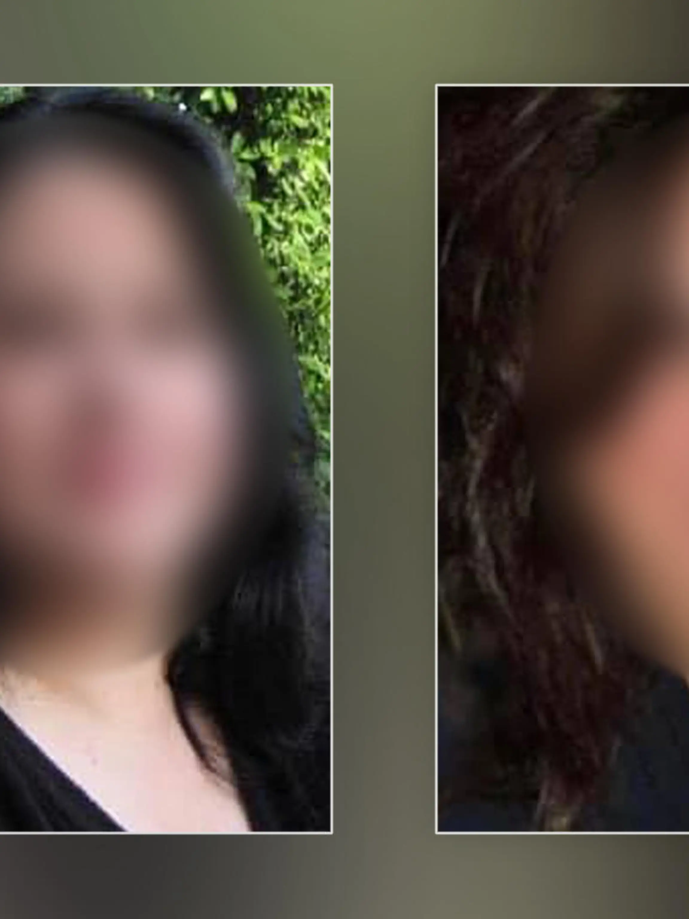 Bilder der beiden toten Schwestern Lila Ammouri und Susan Frazier.