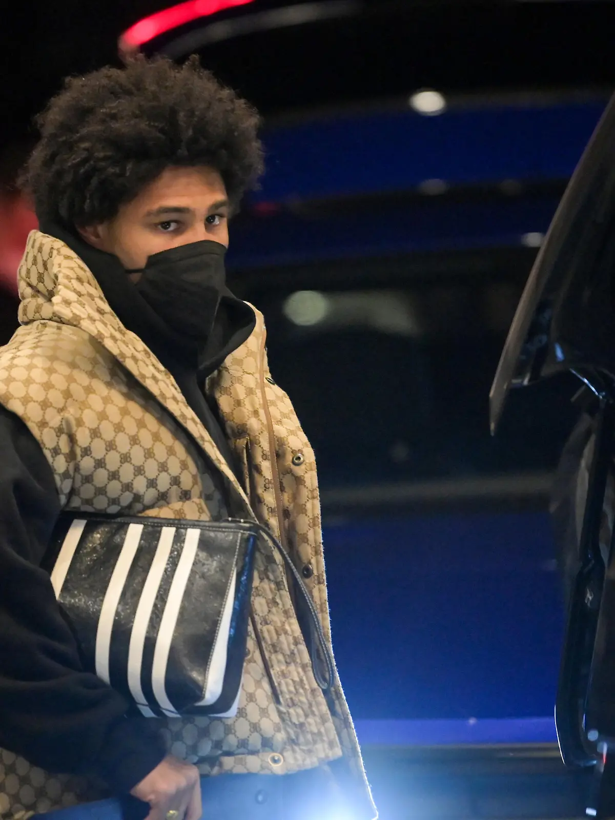 Fußball: Nationalmannschaft, vor den Länderspielen gegen Israel und die Niederlande, Ankunft der Spieler im Teamhotel. Serge Gnabry.