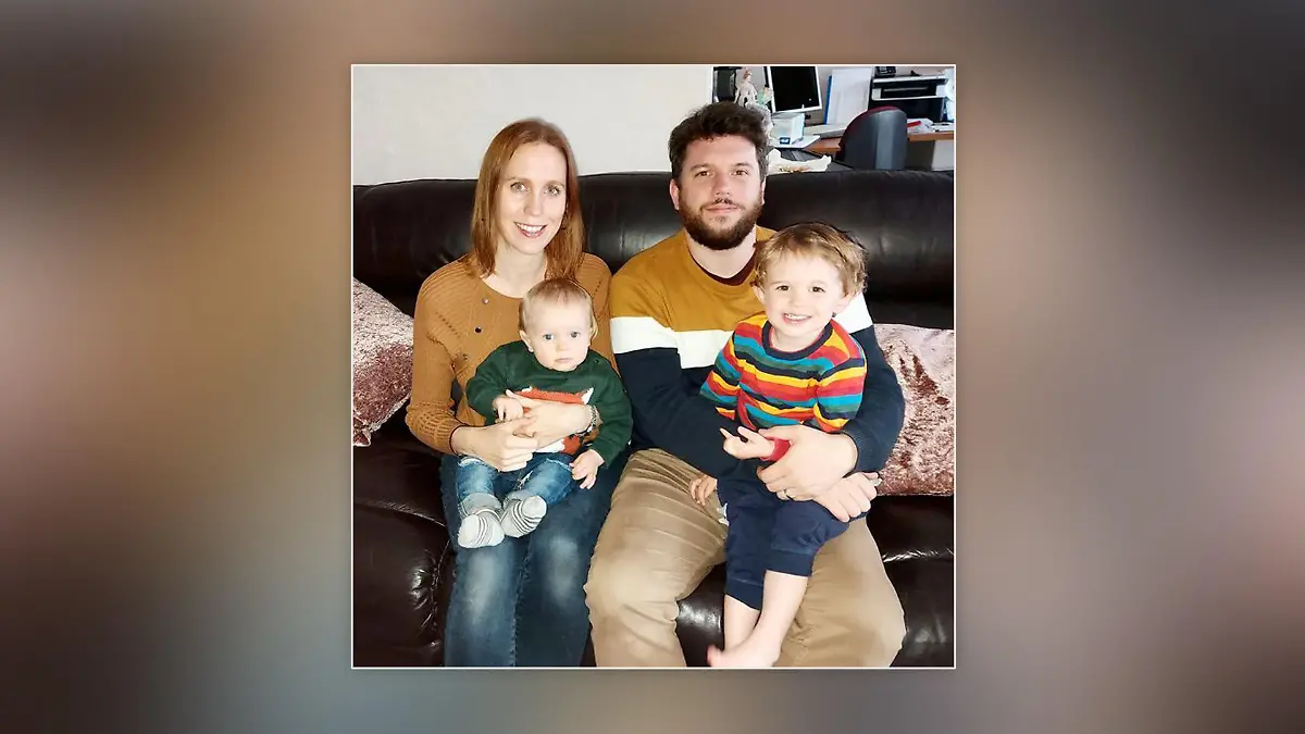 Familie Bowes vor dem schweren Schicksalsschlag.