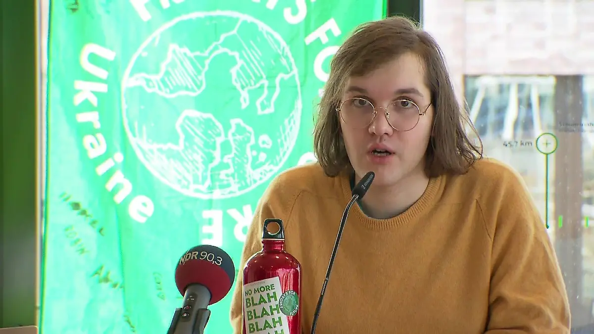 Ilyess El Kortbi ist Aktivist bei der ukrainischen Fridays for Future-Bewegung.