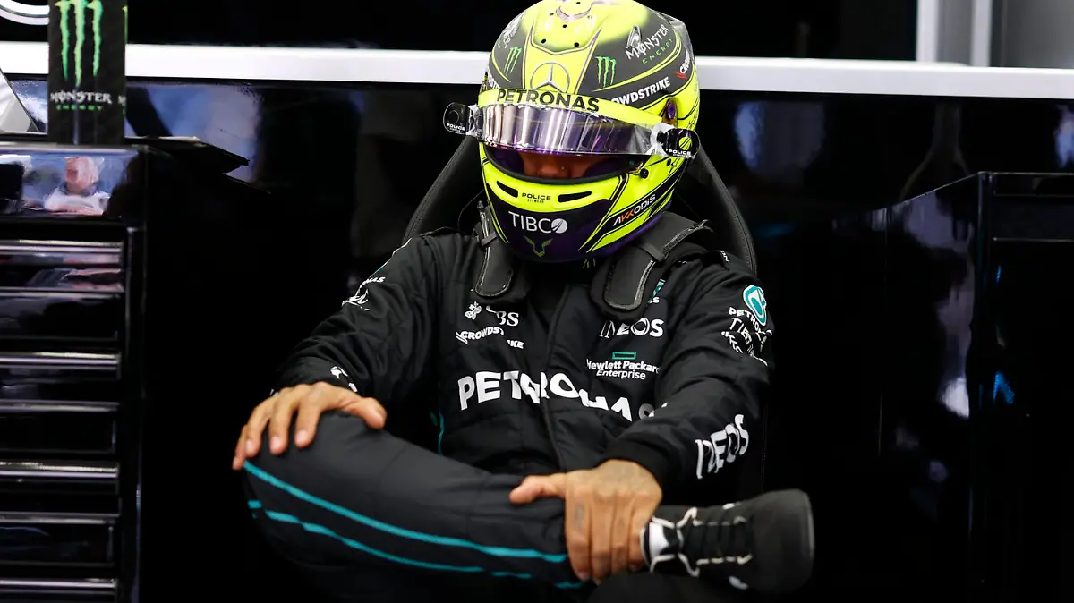 #44 Lewis Hamilton (GBR, Mercedes-AMG Petronas F1 Team), F1 Grand Prix of Bahrain at Bahrain International Circuit on March 19, 2022 in Sakhir, Bahrain. (Photo by HOCH ZWEI)