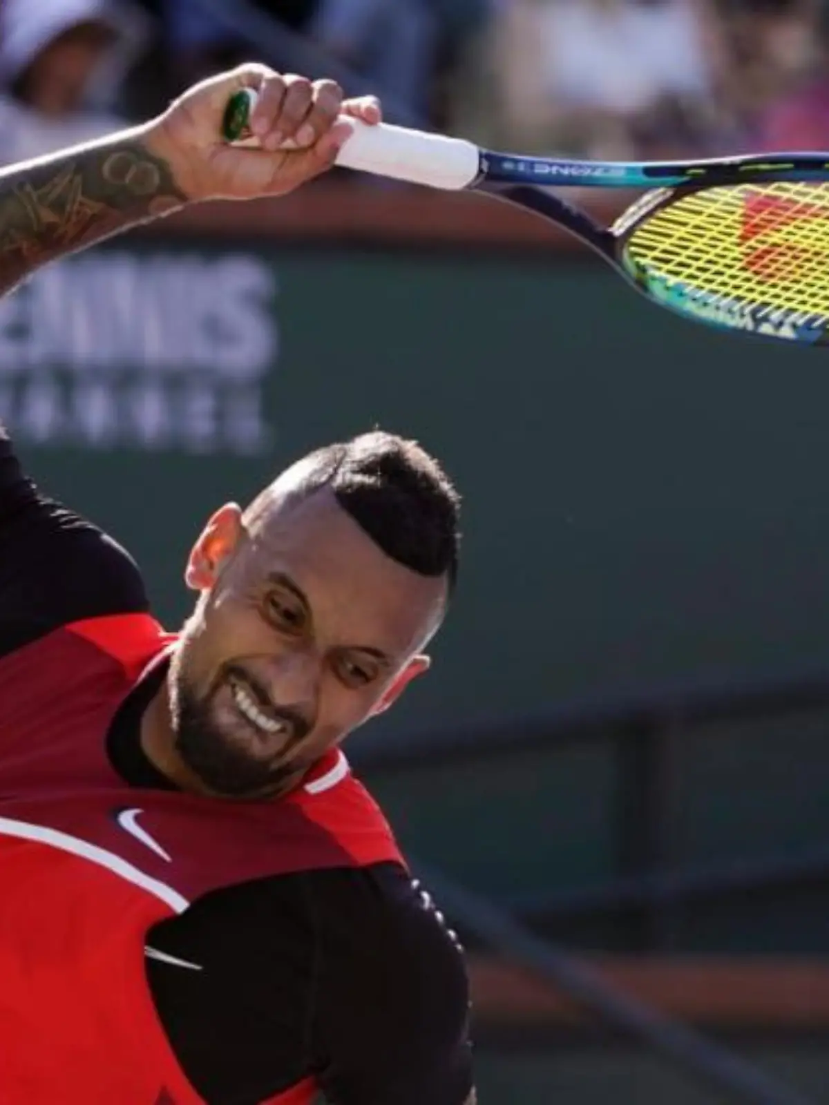 Nick Kyrgios hat seinem Ruf alle Ehre gemacht.