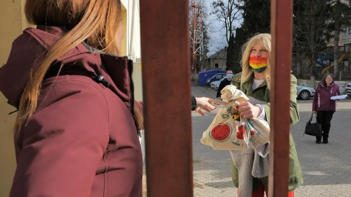 Zi Faámelu an der ukrainische-rumänischen Grenze