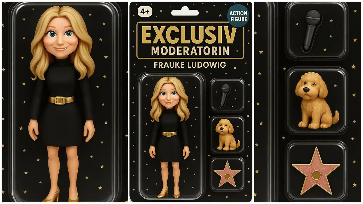 Frauke Ludowig als Action-Figur