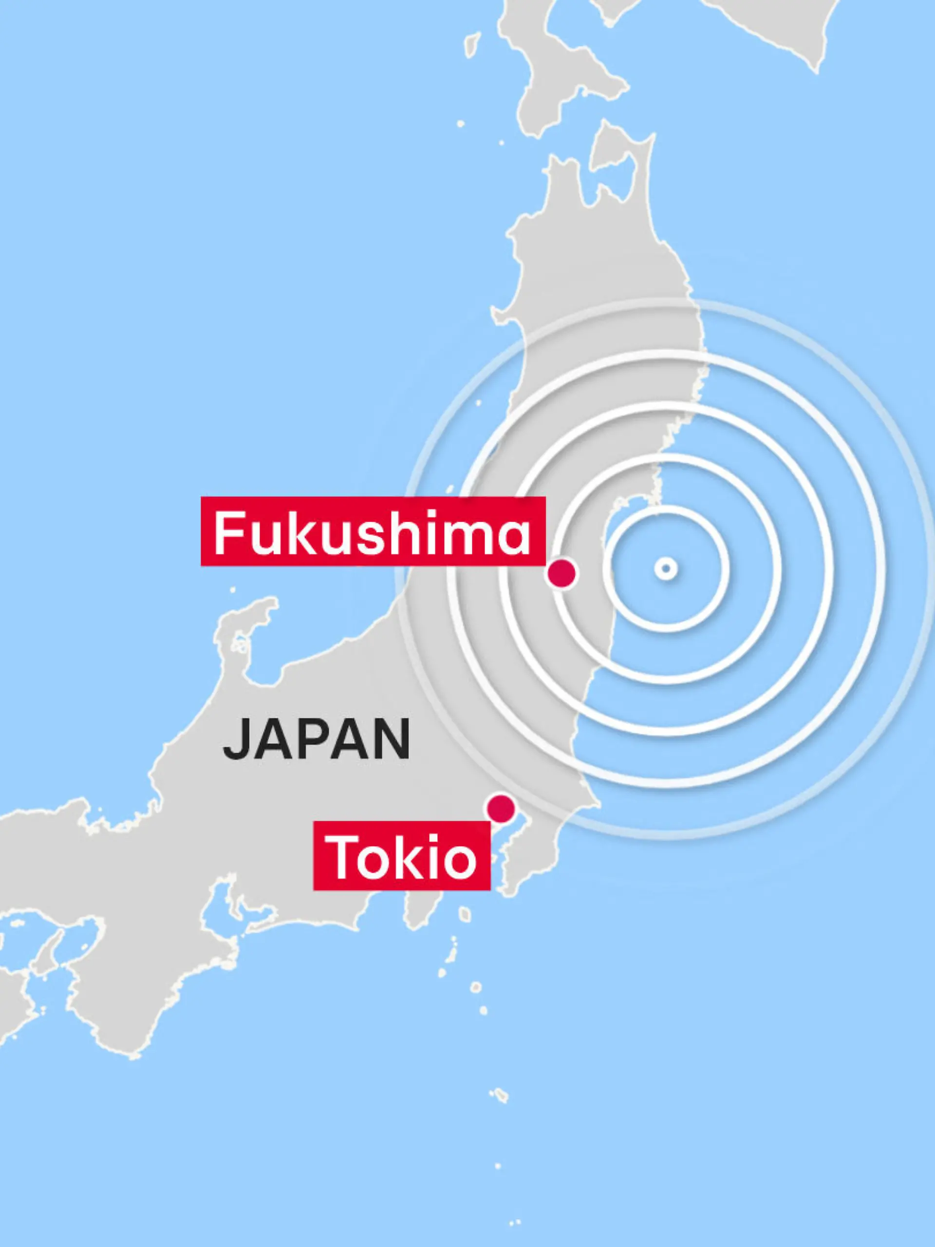 Tsunami-Warnung für Fukushima. Vor der Küste Japans hat es ein schweres Erdbeben gegeben.