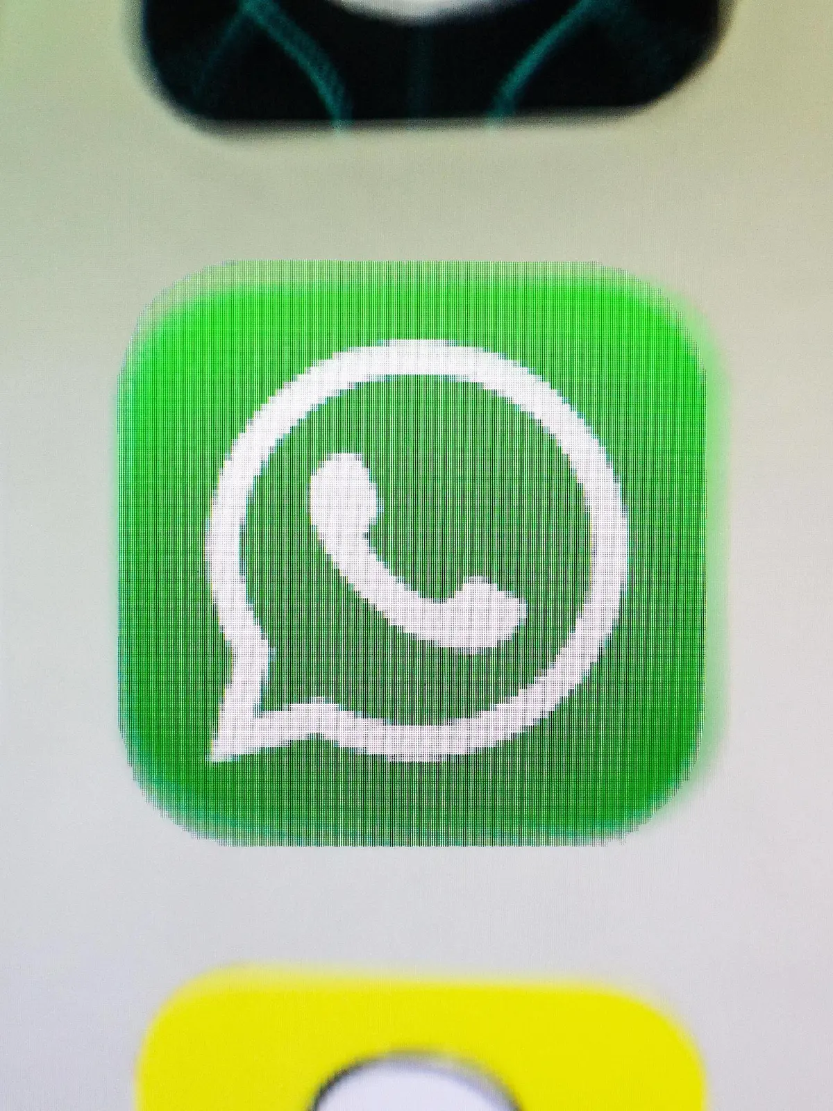  November 24, 2021, Barcelona, Catalonia, Spain: In this photo illustration a close-up of an WhatsApp app icon seen displayed on a smartphone screen Barcelona Spain - ZUMAd159 20211124_zia_d159_144 Copyright: xThiagoxPrudenciox