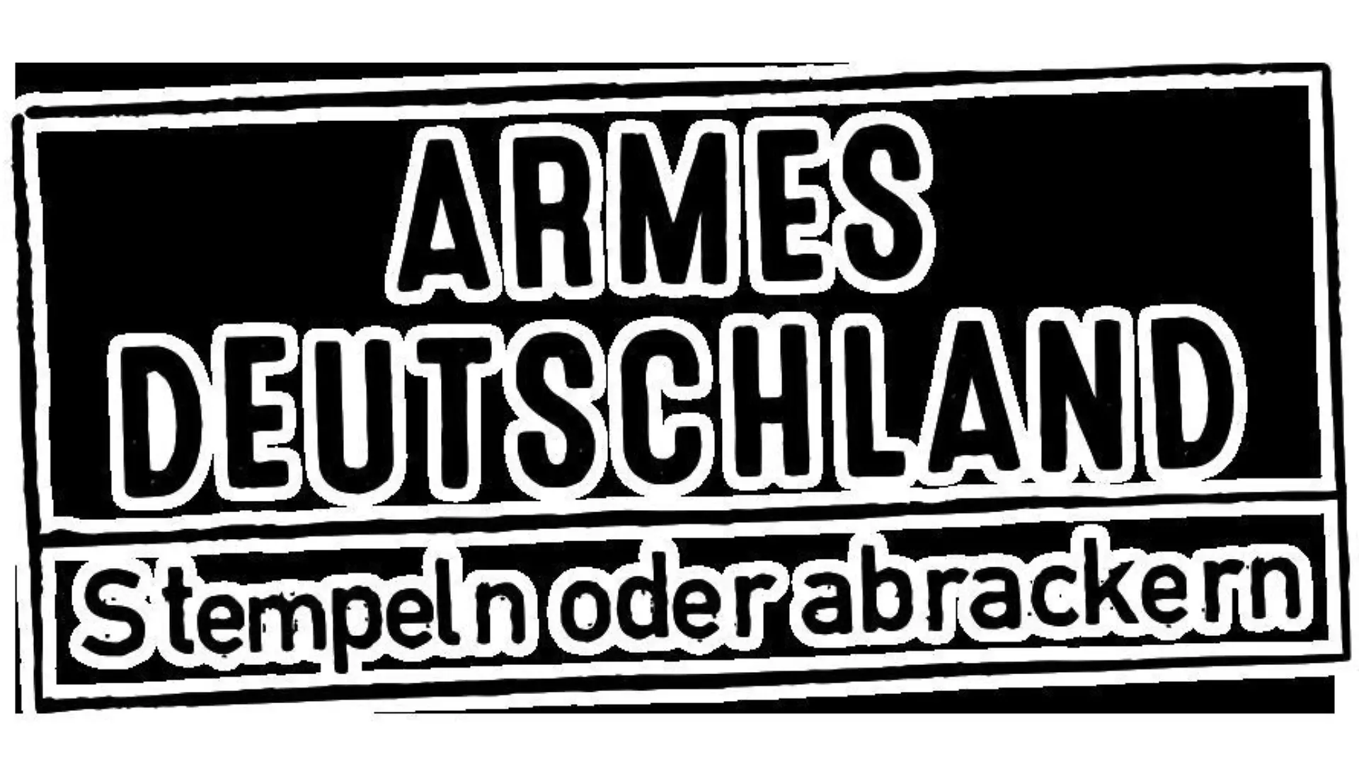 Stempeln oder abrackern? Im Falle von Alex W. ein klarer Fall ...
