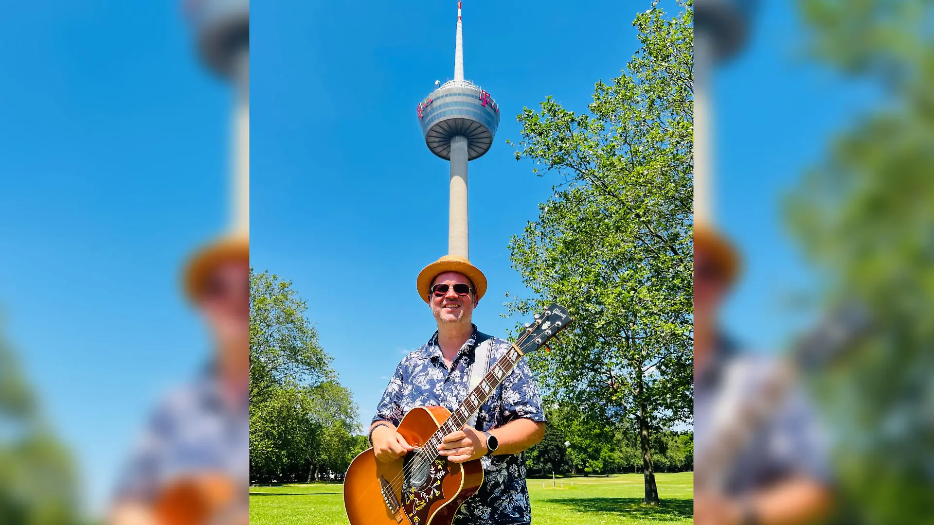 Björn Heuser singt ein Lied über den Colonius