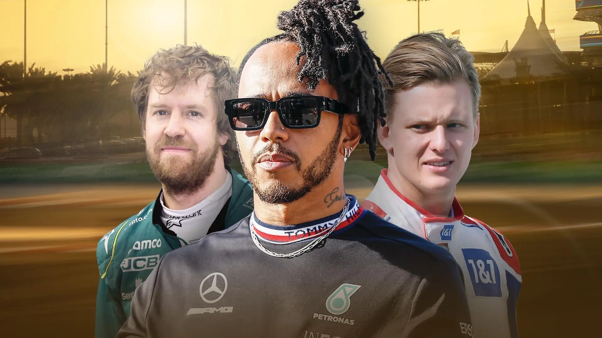 Lewis Hamilton (m.) ist auch 2022 ein Favorit auf dem WM-Titel.