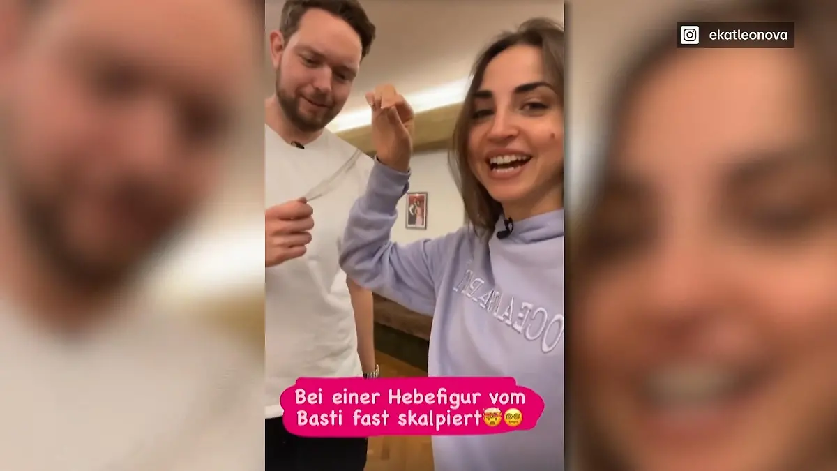 Ekaterina Leonova von Bastian Bielendorfer "fast skalpiert" Autsch, das ziept heftig!