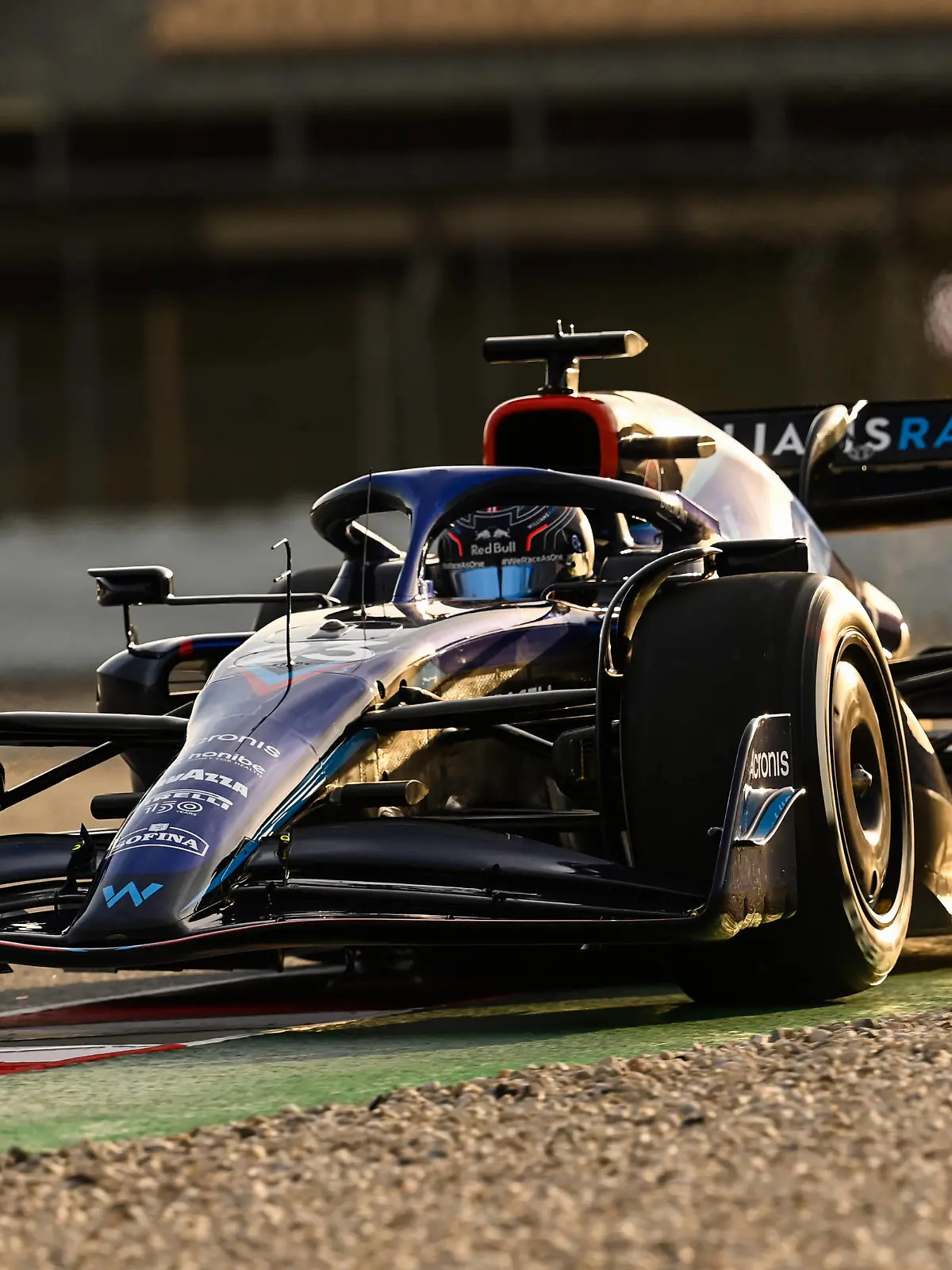  Formula 1 2022: Barcelona February testing CIRCUIT DE BARCELONA-CATALUNYA, SPAIN - FEBRUARY 23: Alex Albon, Williams FW44 during the Barcelona February testing at Circuit de Barcelona-Catalunya on Wednesday February 23, 2022 in Barcelona, Spain. Photo by Mark Sutton / Sutton Images Images PUBLICATIONxINxGERxSUIxAUTxHUNxONLY F122T01_161243MS1_6764