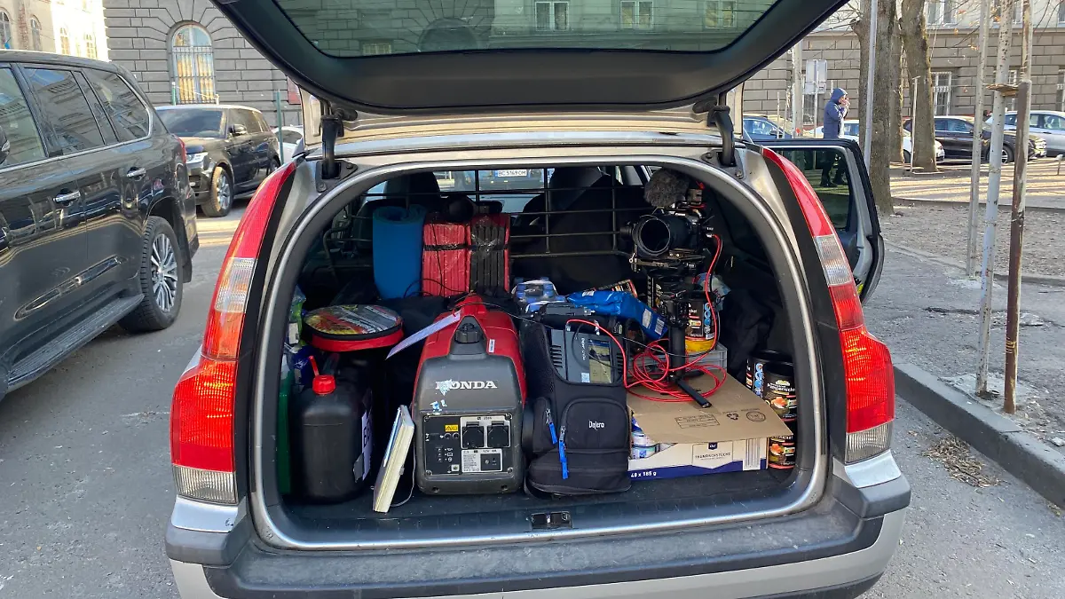RTL-Teamauto vollgepackt mit Notfallversorgung.